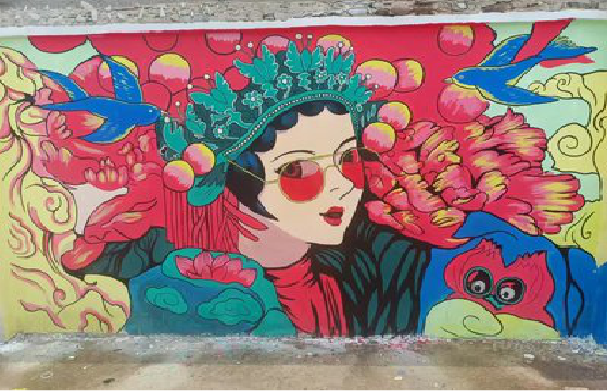 安顺墙体彩绘-网红墙