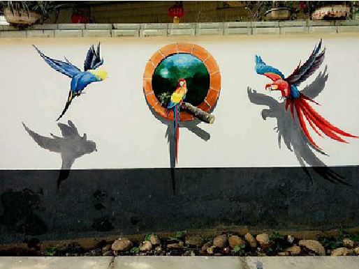 安顺视觉错位-3D墙绘设计