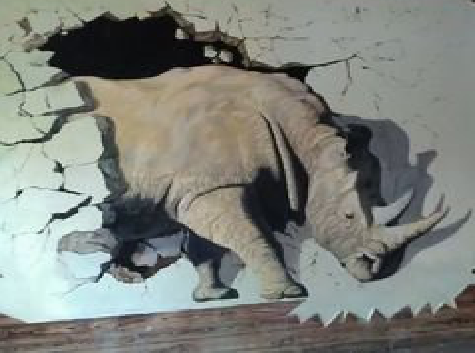 安顺在墙绘中，如何绘制3D效果？