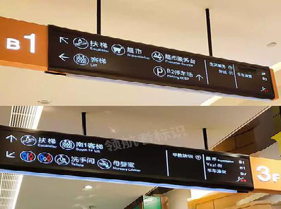 安顺如何通过商场标识牌引导客流分布？